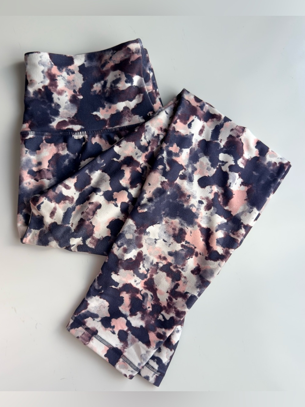 Balance Collection Women’s Sz L Marble Pink Highrise Work Out leggings